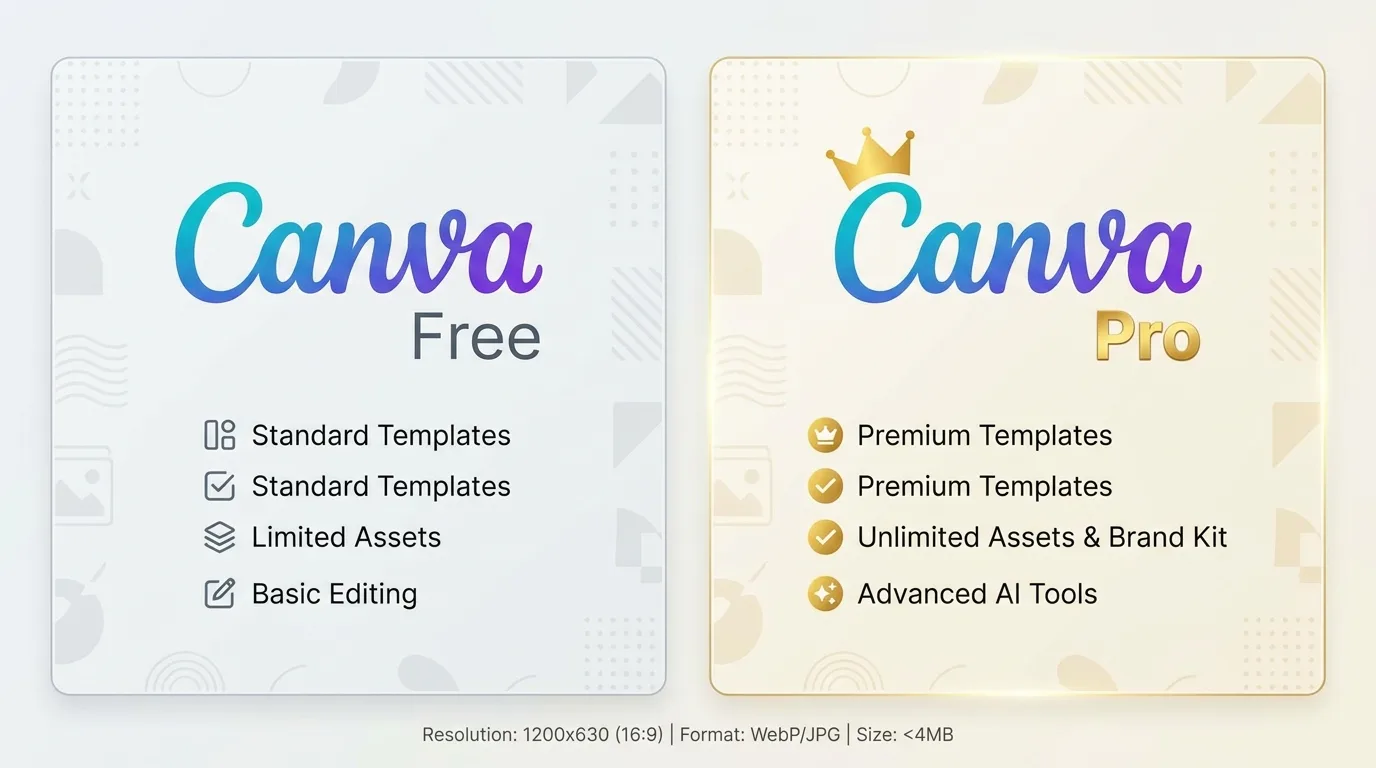 Perbandingan Canva Gratis dan Canva Pro Murah di DigishopID